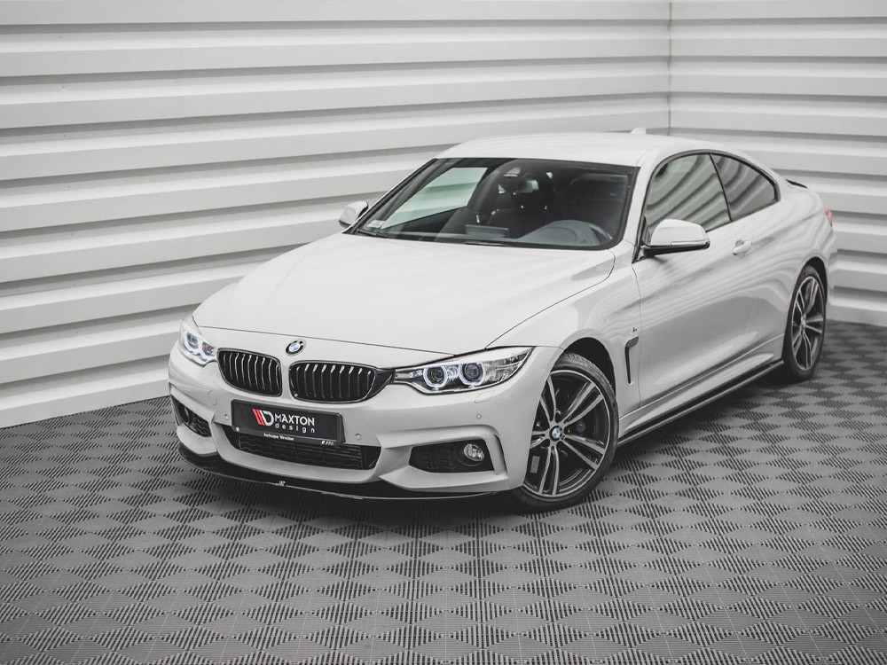 Maxton Front Splitter V.2 BMW 4 Coupe / Gran Coupe / Cabrio M-Pack F32 / F36 / F33 Maxton Front Splitter V.2 BMW 4 Coupe / Gran Coupe / Cabrio M-Pack F32 / F36 / F33