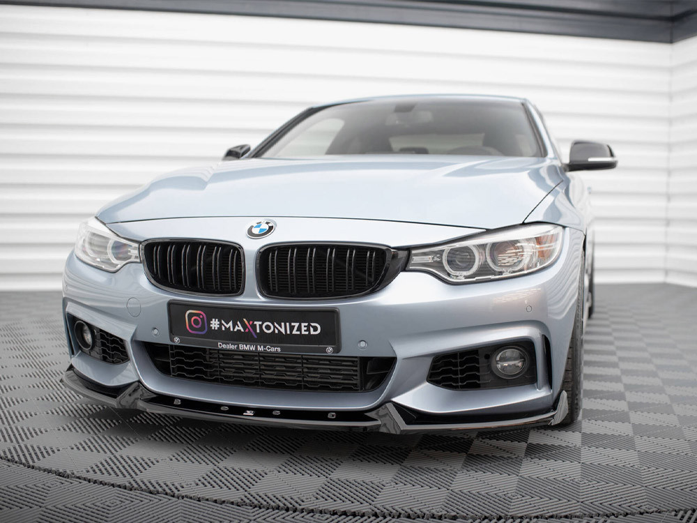 Maxton Front Splitter V.4 BMW 4 Coupe / Gran Coupe / Cabrio M-Pack F32 / F36 / F33 Maxton Front Splitter V.4 BMW 4 Coupe / Gran Coupe / Cabrio M-Pack F32 / F36 / F33