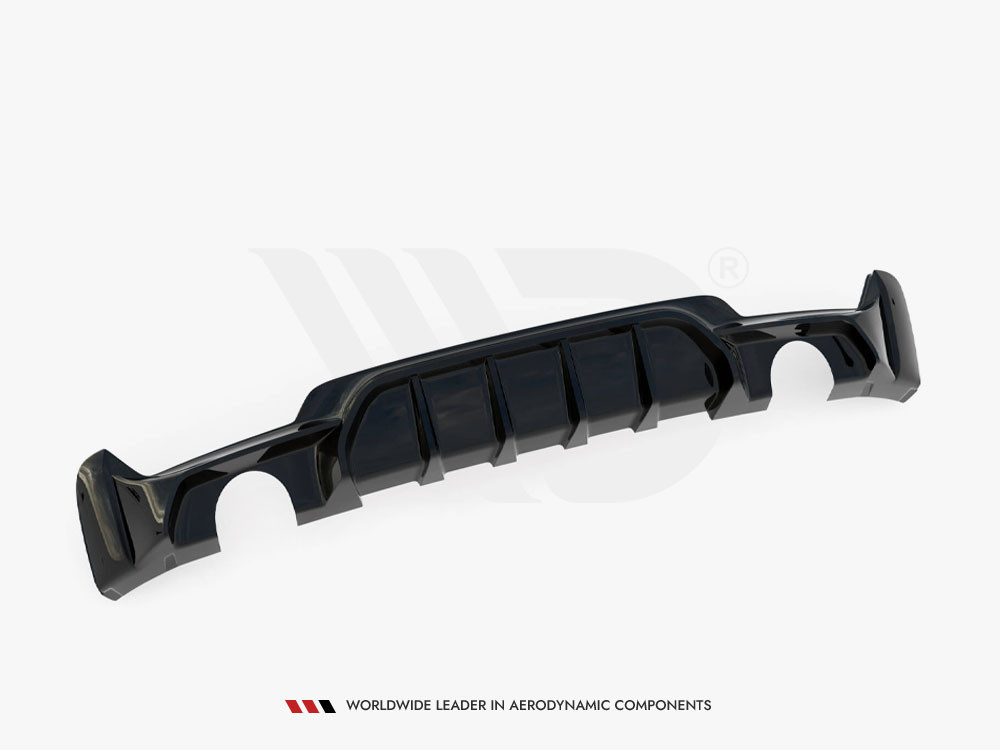 Maxton Rear Valance BMW 4 Coupe / Gran Coupe / Cabrio M-Pack F32 / F36 / F33 (Version with single exhausts on both sides) Maxton Rear Valance BMW 4 Coupe / Gran Coupe / Cabrio M-Pack F32 / F36 / F33 (Version with single exhausts on both sides)