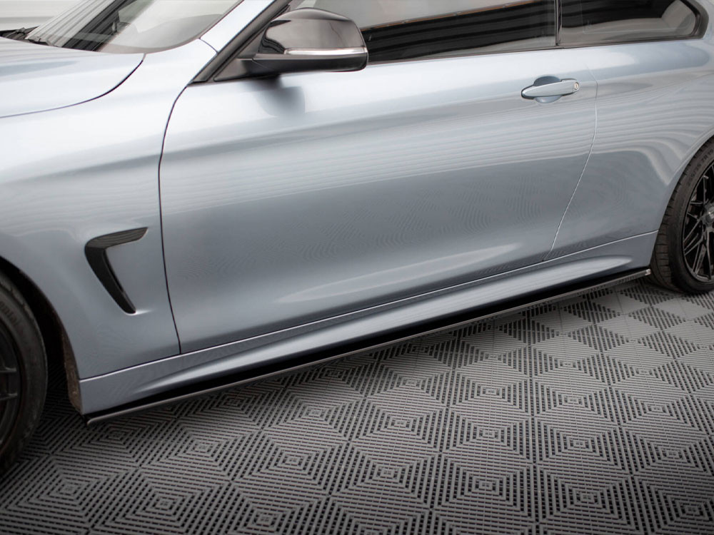 Maxton Side Skirts Diffusers BMW 4 Coupe / Gran Coupe / Cabrio M-Pack F32 / F36 / F33