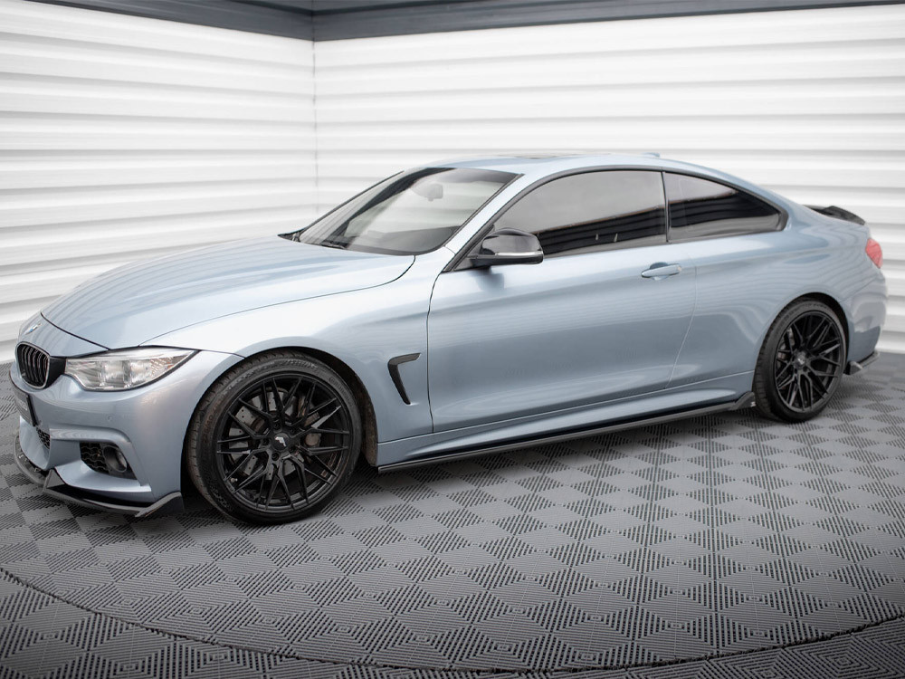 Maxton Side Skirts Diffusers V.2 BMW 4 Coupe / Gran Coupe / Cabrio M-Pack F32 / F36 / F33 Maxton Side Skirts Diffusers V.2 BMW 4 Coupe / Gran Coupe / Cabrio M-Pack F32 / F36 / F33