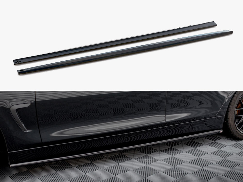 Maxton Side Skirts Diffusers BMW 4 Coupe / Gran Coupe / Cabrio F32 / F36 / F33 Maxton Side Skirts Diffusers BMW 4 Coupe / Gran Coupe / Cabrio F32 / F36 / F33