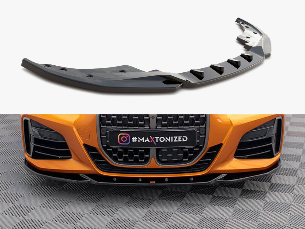 Maxton Front Splitter V.4 BMW 4 M-Pack / M440i G22 / G23 Maxton Front Splitter V.4 BMW 4 M-Pack / M440i G22 / G23