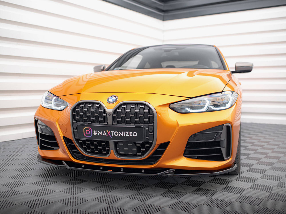 Maxton Front Splitter V.4 BMW 4 M-Pack / M440i G22 / G23 Maxton Front Splitter V.4 BMW 4 M-Pack / M440i G22 / G23