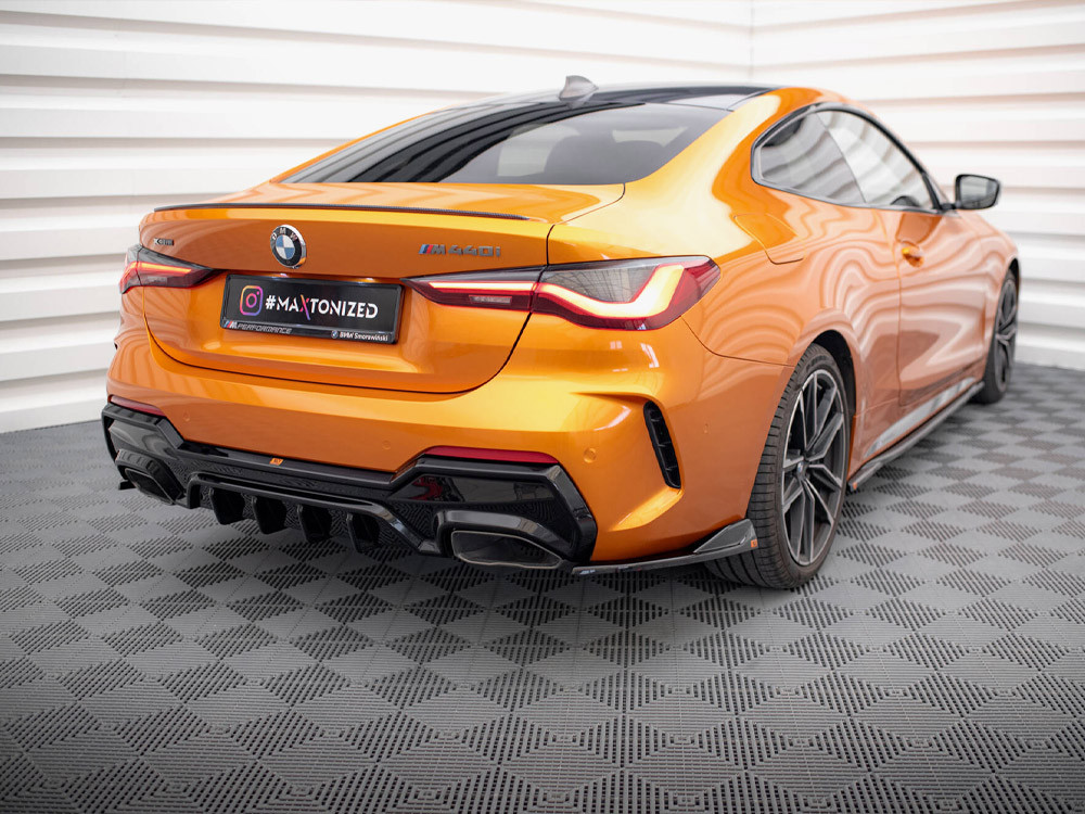Maxton Rear Side Splitters V.6 BMW 4 M440i G22 / G23 / G22 Facelift / G23 Facelift Maxton Rear Side Splitters V.6 BMW 4 M440i G22 / G23 / G22 Facelift / G23 Facelift