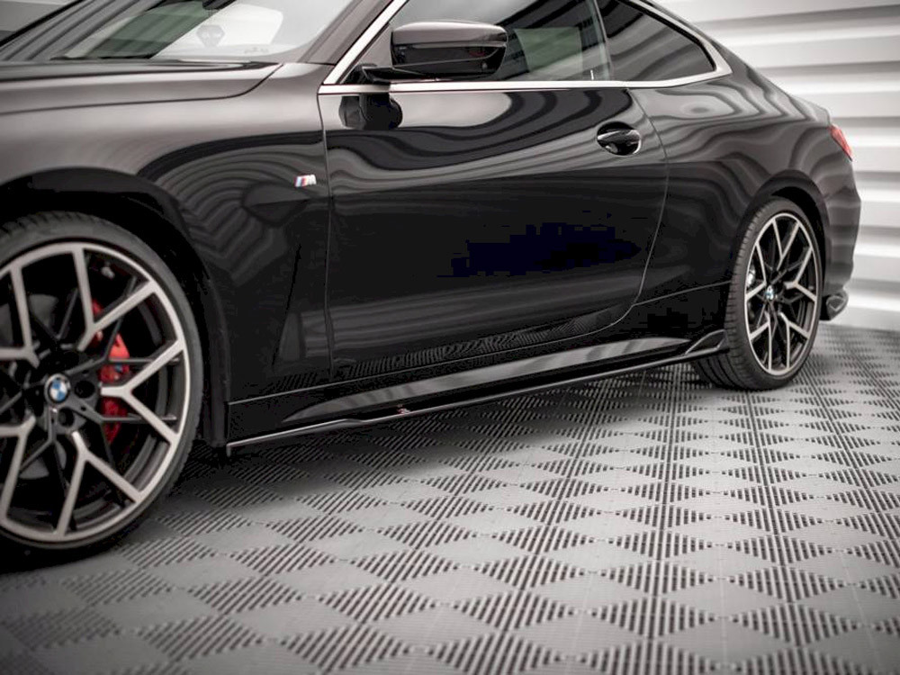 Maxton Side Skirts Diffusers V.2 BMW 4 M-Pack / M440i G22 / G23