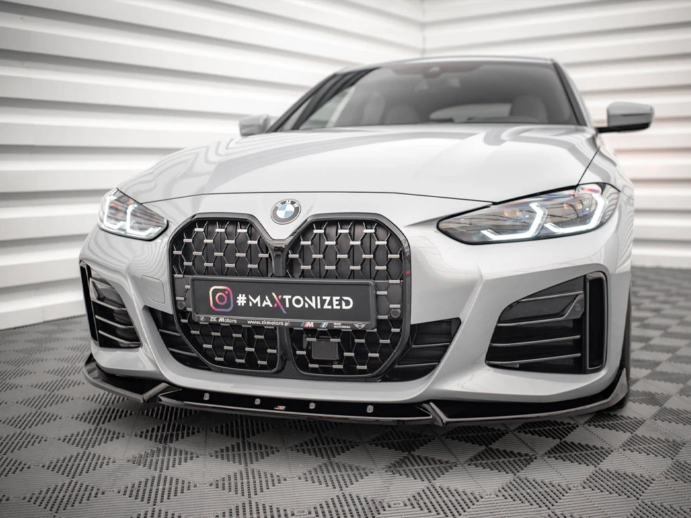Maxton Front Splitter V.2 BMW 4 / i4 Gran Coupe M-Pack / M440i G26 Maxton Front Splitter V.2 BMW 4 / i4 Gran Coupe M-Pack / M440i G26