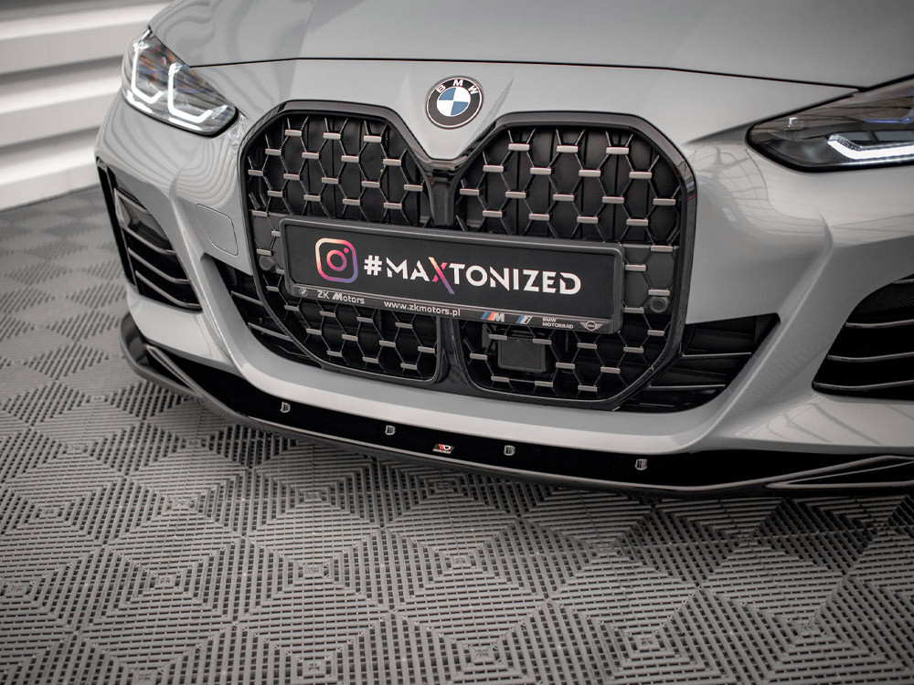 Maxton Front Splitter V.3 BMW 4 / i4 Gran Coupe M-Pack / M440i G26 Maxton Front Splitter V.3 BMW 4 / i4 Gran Coupe M-Pack / M440i G26