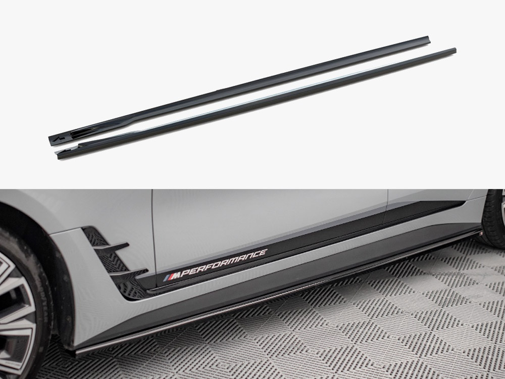 Maxton Side Skirts Diffusers V.1 BMW 4 Gran Coupe M-Pack / M440i G26 Maxton Side Skirts Diffusers V.1 BMW 4 Gran Coupe M-Pack / M440i G26