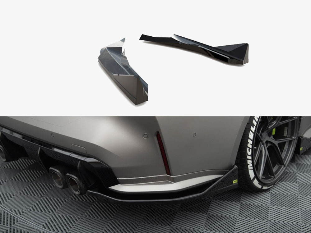 Maxton Rear Side Splitters V.3 CSL Look BMW M4 G82