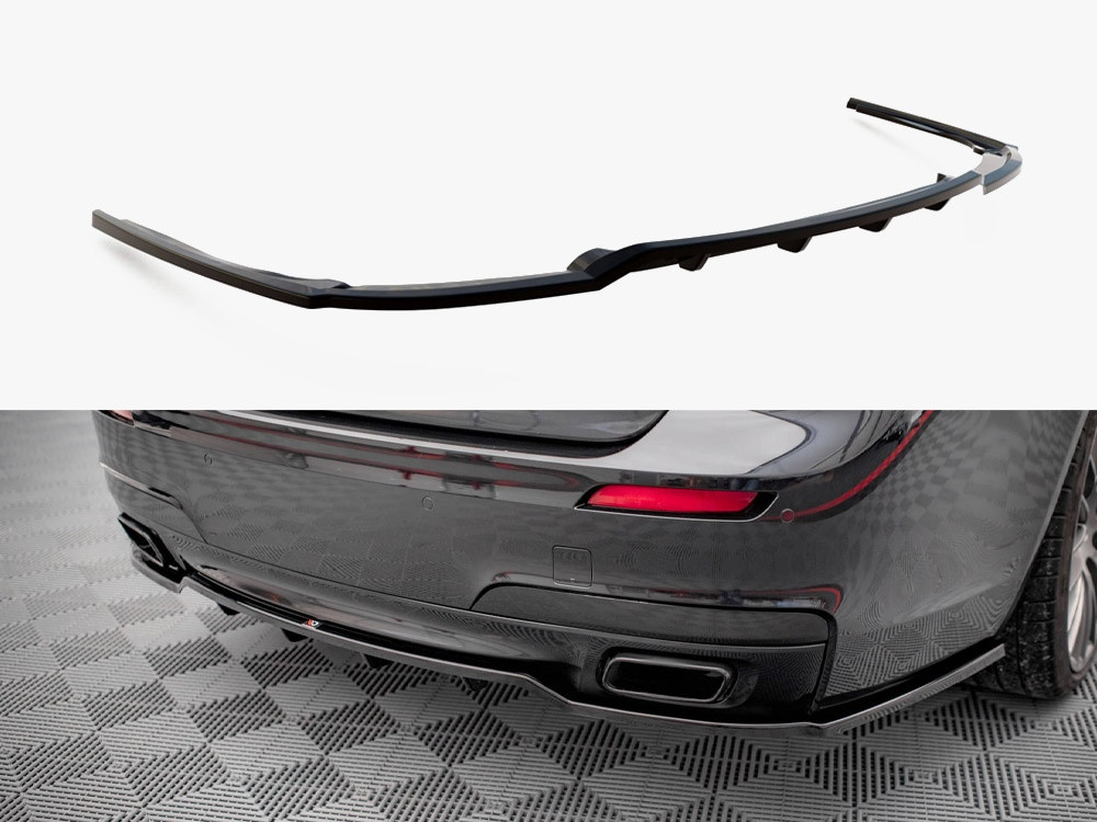 Maxton Central Rear Splitter (Vertical Bars) BMW 7 M-Pack F01 Maxton Central Rear Splitter (Vertical Bars) BMW 7 M-Pack F01