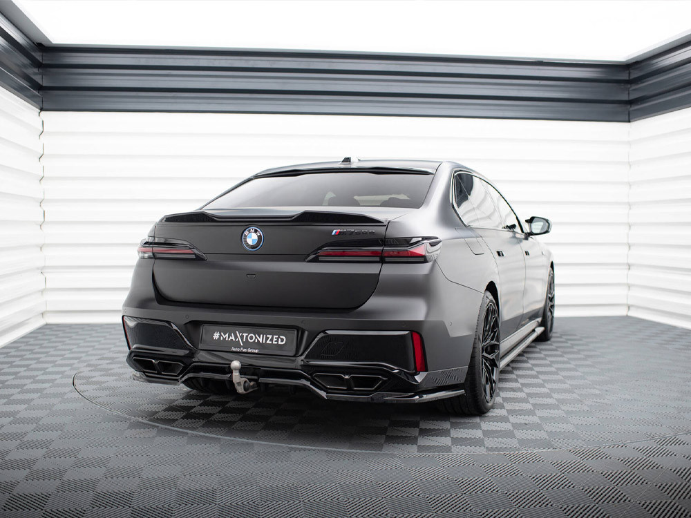 Maxton Central Rear Splitter (Vertical Bars) BMW M760e G70 Maxton Central Rear Splitter (Vertical Bars) BMW M760e G70