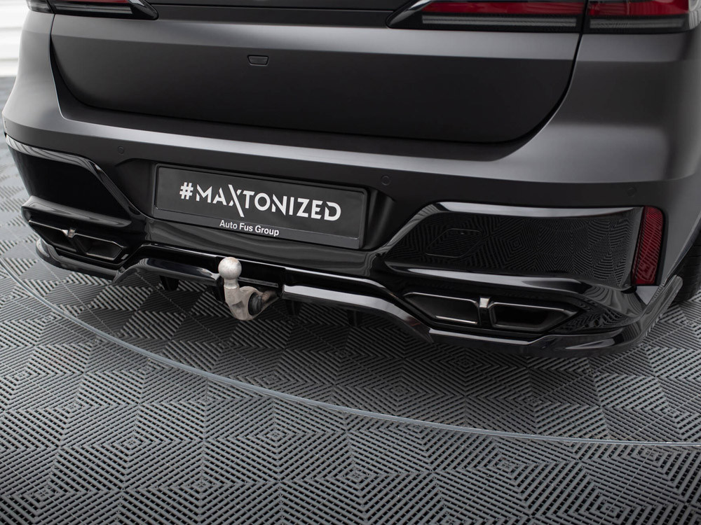 Maxton Central Rear Splitter (Vertical Bars) BMW M760e G70 Maxton Central Rear Splitter (Vertical Bars) BMW M760e G70
