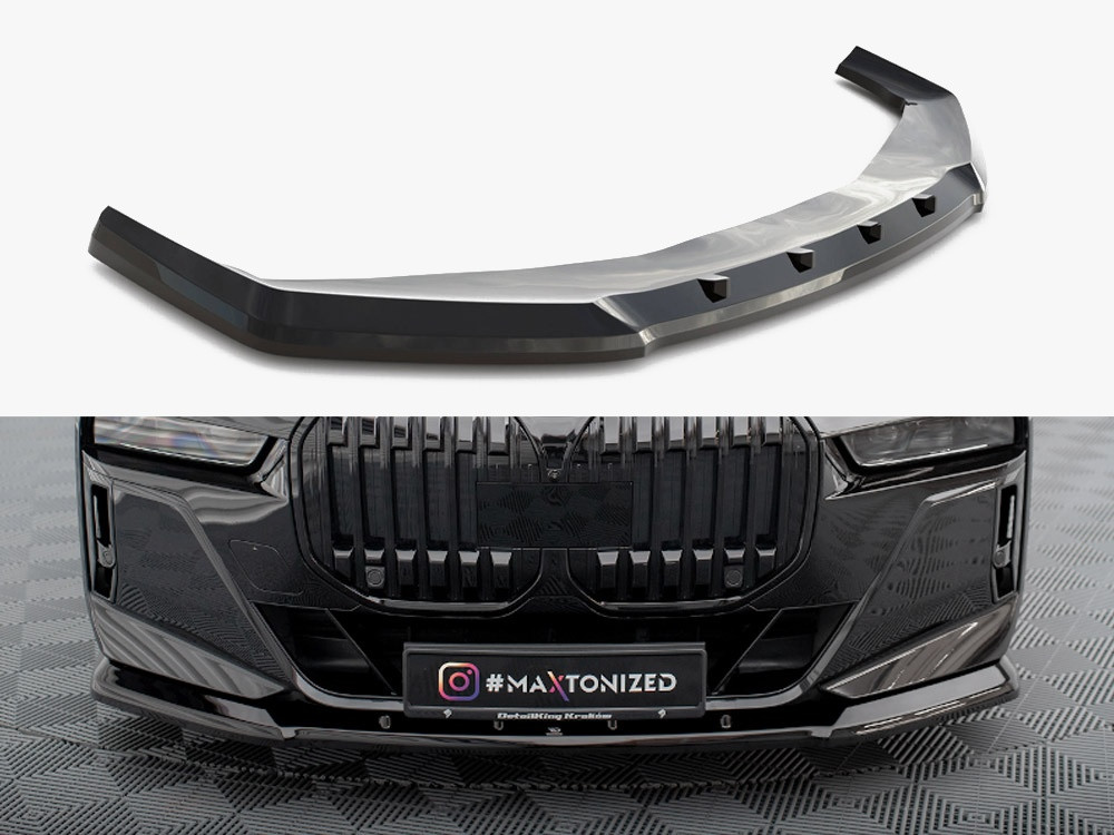Maxton Front Splitter V.1 BMW 7 M-Pack / M760e / i7 M-Pack G70