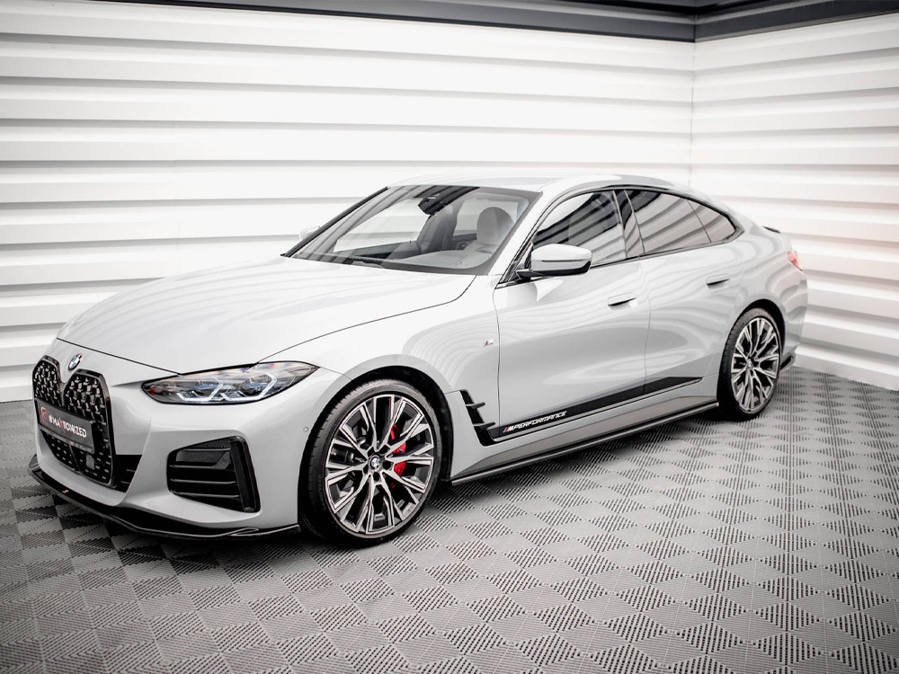 Maxton Side Skirts Diffusers V.2 BMW i4 M-Pack G26 Maxton Side Skirts Diffusers V.2 BMW i4 M-Pack G26