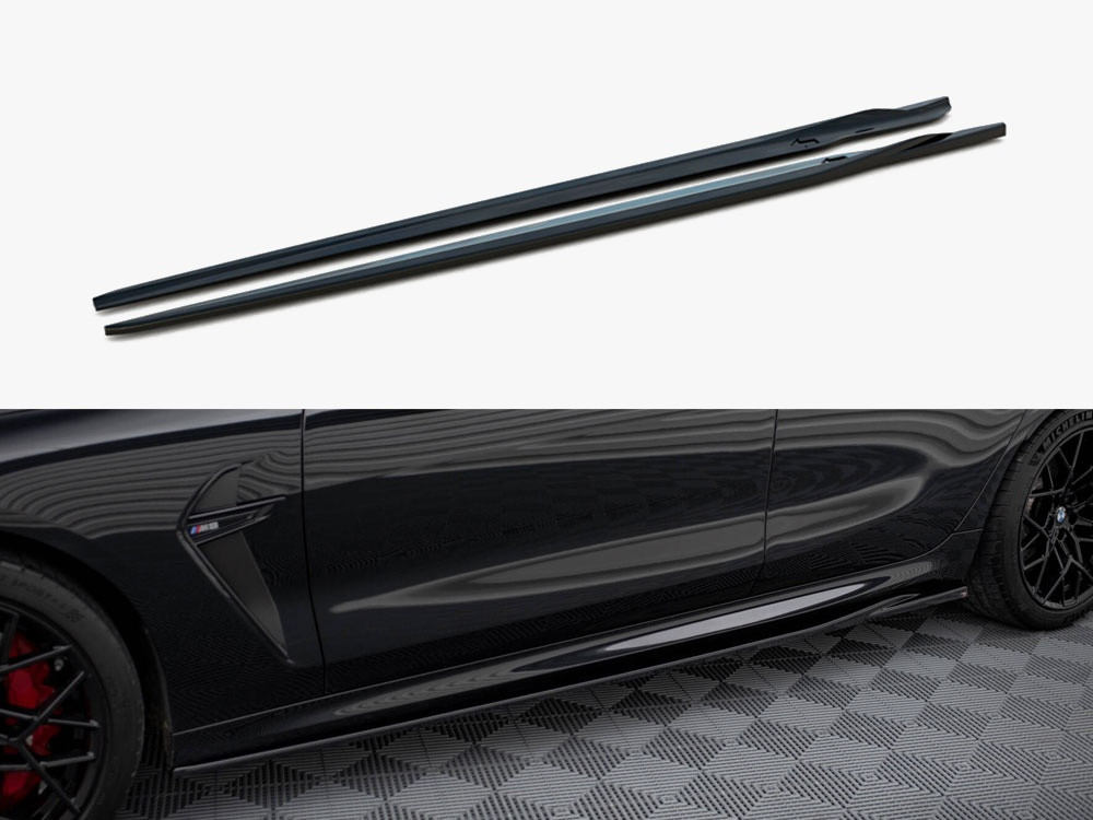 Maxton Side Skirts Diffusers V.2 BMW M8 Gran Coupe F93 / 8 Gran