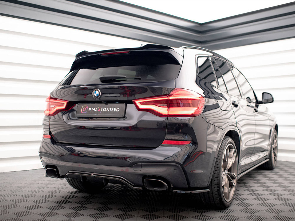 Maxton Spoiler CAP BMW X3 M40d / M40i / M-Pack G01 / iX3 G08 Facelift