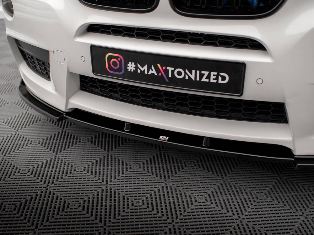 Maxton Front Splitter BMW X3 M-Pack F25 - Darkside Developments