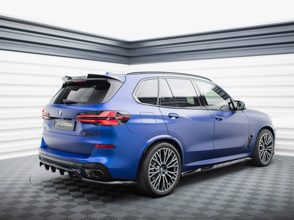 Maxton Central Rear Splitter (Vertical Bars) V.1 BMW X5 M-Pack G05 Facelift
