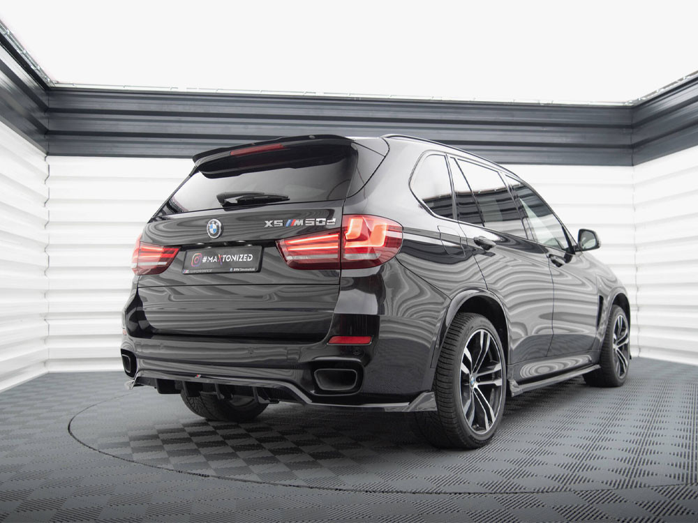 Maxton Central Rear Splitter (Vertical Bars) BMW X5 M-Pack F15