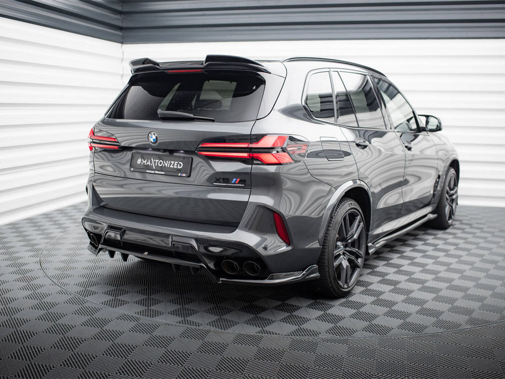 Maxton Central Rear Splitter (Vertical Bars) BMW X5 M F95 Facelift