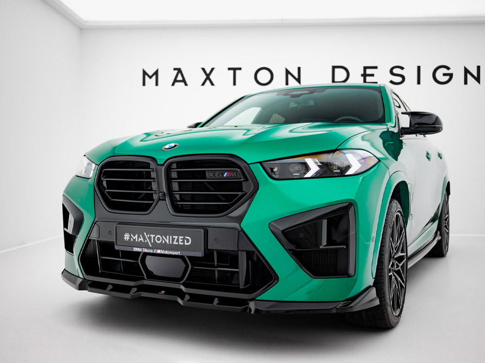 Maxton Front Splitter V.1 BMW X6 M F96 Facelift