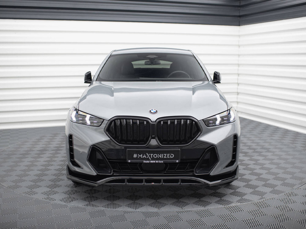 Maxton Front Splitter V.2 BMW X6 M-Pack G06 Facelift