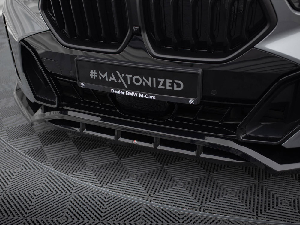 Maxton Front Splitter V.2 BMW X6 M-Pack G06 Facelift