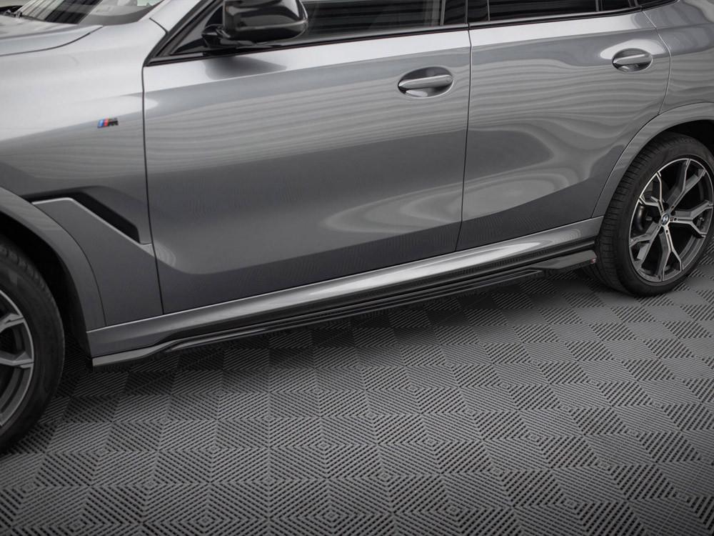 Maxton Side Skirts Diffusers V.1 BMW X6 M-Pack G06 Facelift Maxton Side Skirts Diffusers V.1 BMW X6 M-Pack G06 Facelift