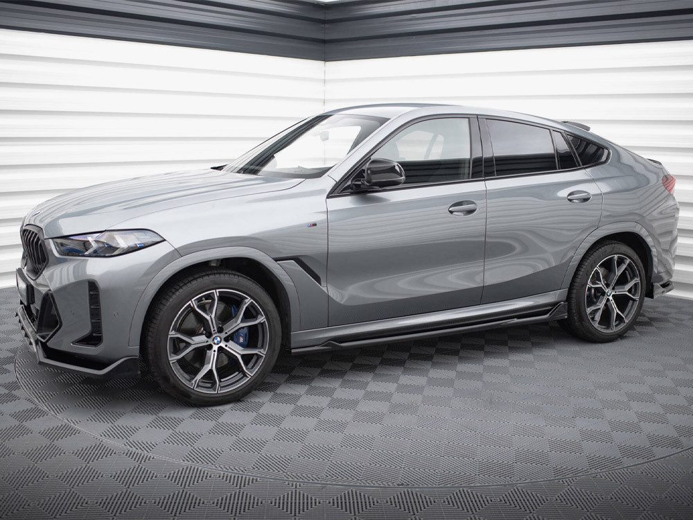 Maxton Side Skirts Diffusers V.2 BMW X6 M-Pack G06 Facelift Maxton Side Skirts Diffusers V.2 BMW X6 M-Pack G06 Facelift
