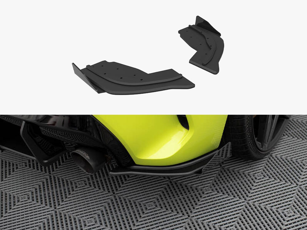 Maxton Street Pro Rear Side Splitters V.1 + Flaps V.1 BMW 1 F40 M-Pack / M135i Maxton Street Pro Rear Side Splitters V.1 + Flaps V.1 BMW 1 F40 M-Pack / M135i