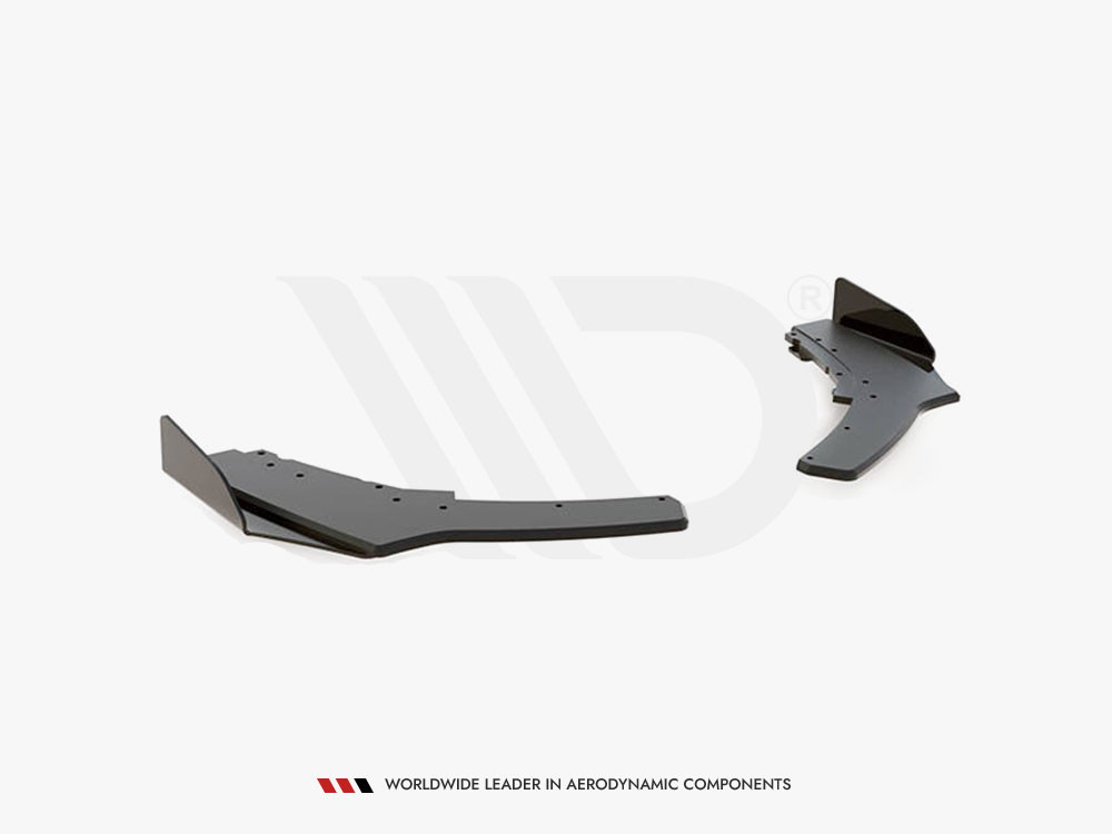 Maxton Street PRO Rear Side Splitters V.2 + Flaps BMW 1 F20 M140i