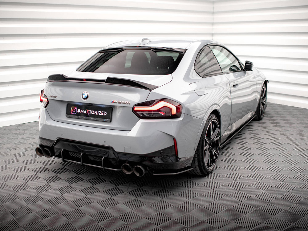 Maxton Street Pro Rear Side Splitters BMW 2 Coupe M240i G42