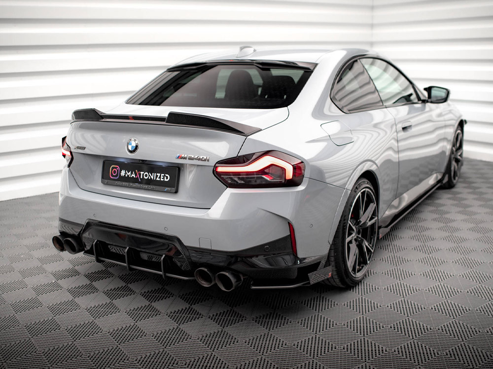 Maxton Street Pro Rear Side Splitters + Flaps BMW 2 Coupe M240i G42 Maxton Street Pro Rear Side Splitters + Flaps BMW 2 Coupe M240i G42