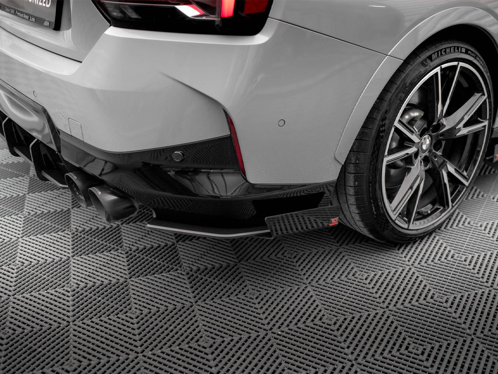 Maxton Street Pro Rear Side Splitters + Flaps BMW 2 Coupe M240i G42 Maxton Street Pro Rear Side Splitters + Flaps BMW 2 Coupe M240i G42