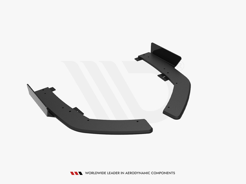 Maxton Street Pro Rear Side Splitters + Flaps BMW 2 Coupe M-Pack G42 Maxton Street Pro Rear Side Splitters + Flaps BMW 2 Coupe M-Pack G42