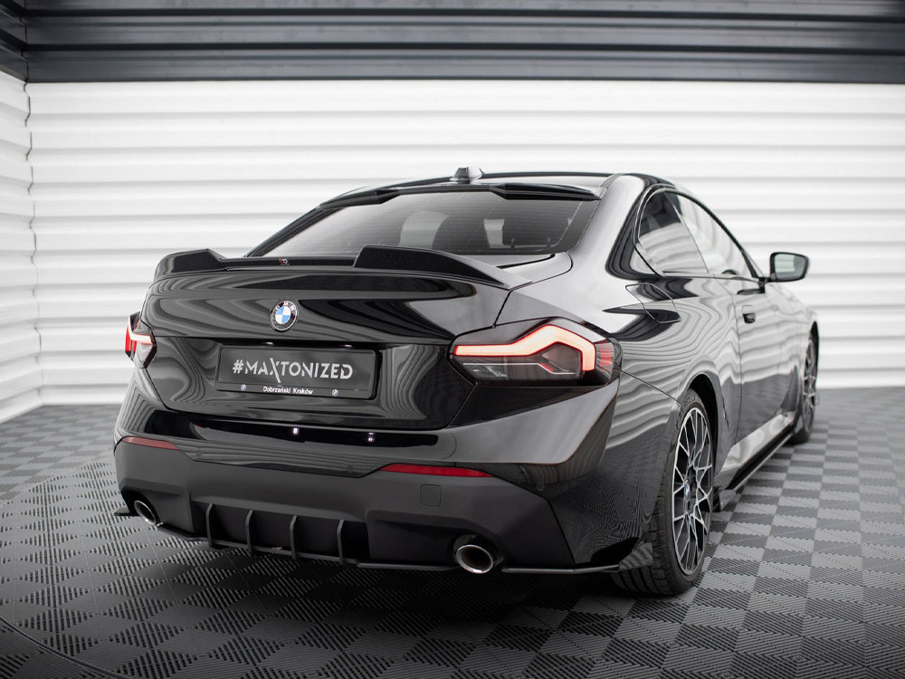 Maxton Street Pro Rear Side Splitters + Flaps BMW 2 Coupe G42 Maxton Street Pro Rear Side Splitters + Flaps BMW 2 Coupe G42