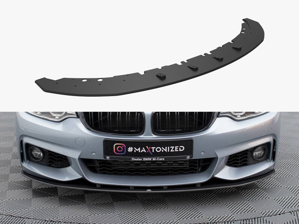 Maxton Street PRO Front Splitter BMW 4 Coupe / Gran Coupe / Cabrio M-Pack F32 / F36 / F33