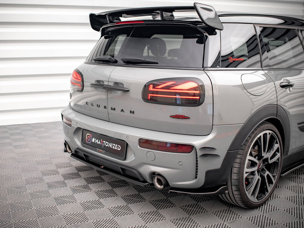 Maxton Central Rear Splitter Mini Cooper Clubman John Cooper Works F54 Maxton Central Rear Splitter Mini Cooper Clubman John Cooper Works F54