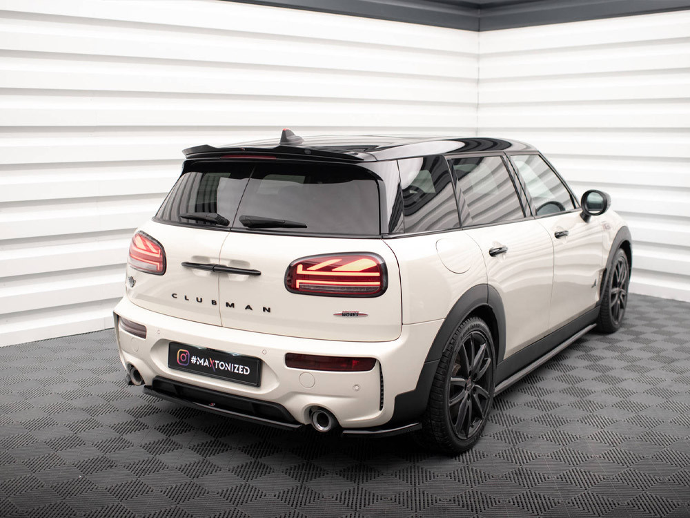 Maxton Central Rear Splitter Mini Cooper Clubman John Cooper Works F54 Facelift Maxton Central Rear Splitter Mini Cooper Clubman John Cooper Works F54 Facelift