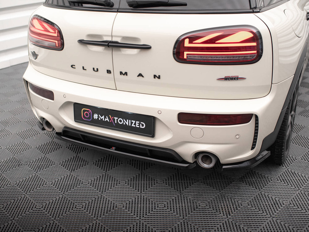 Maxton Central Rear Splitter Mini Cooper Clubman John Cooper Works F54 Facelift Maxton Central Rear Splitter Mini Cooper Clubman John Cooper Works F54 Facelift