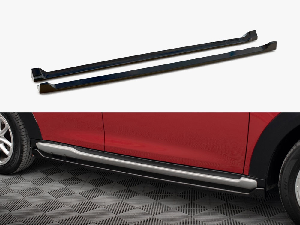 Maxton Side Skirts Diffusers Mini Cooper Countryman R60 Facelift Maxton Side Skirts Diffusers Mini Cooper Countryman R60 Facelift