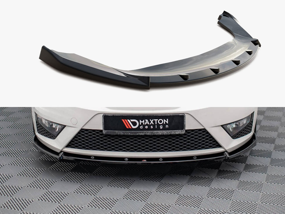 Maxton Front Splitter V.2 Seat Ibiza FR SC Mk4 Facelift Maxton Front Splitter V.2 Seat Ibiza FR SC Mk4 Facelift