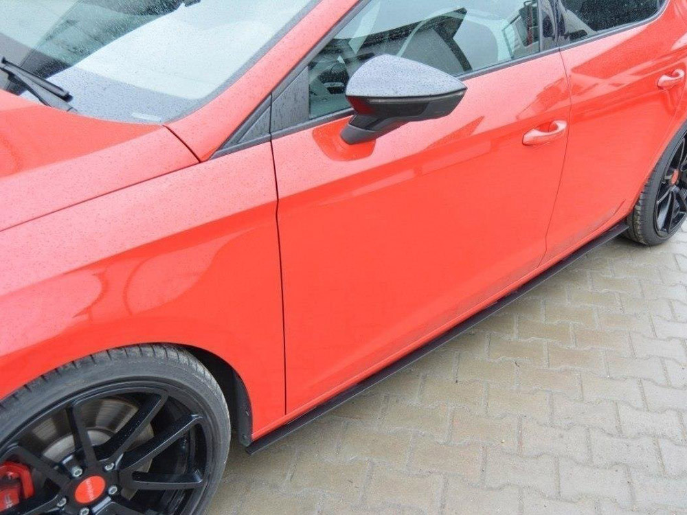 Maxton Racing Side Skirts Diffusers Seat Leon III Cupra / FR