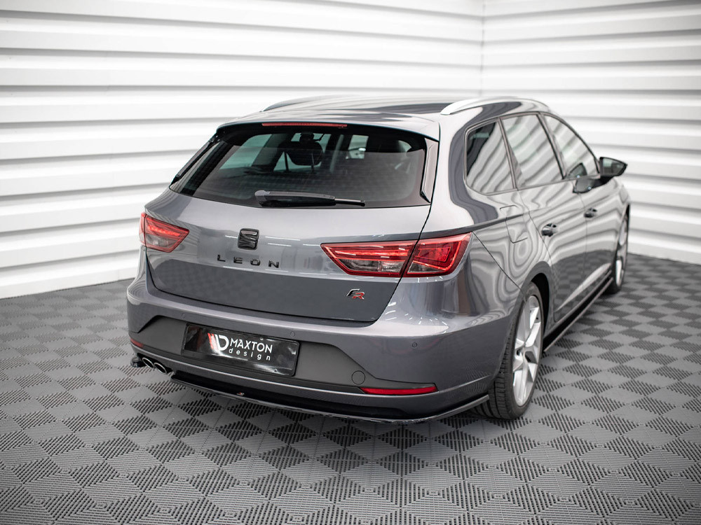 Maxton Rear Side Splitters V.1 Seat Leon FR Sportstourer Mk3