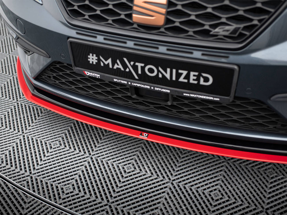 Maxton Front Splitter V.3 Seat Leon Cupra / FR Mk3 FL Maxton Front Splitter V.3 Seat Leon Cupra / FR Mk3 FL