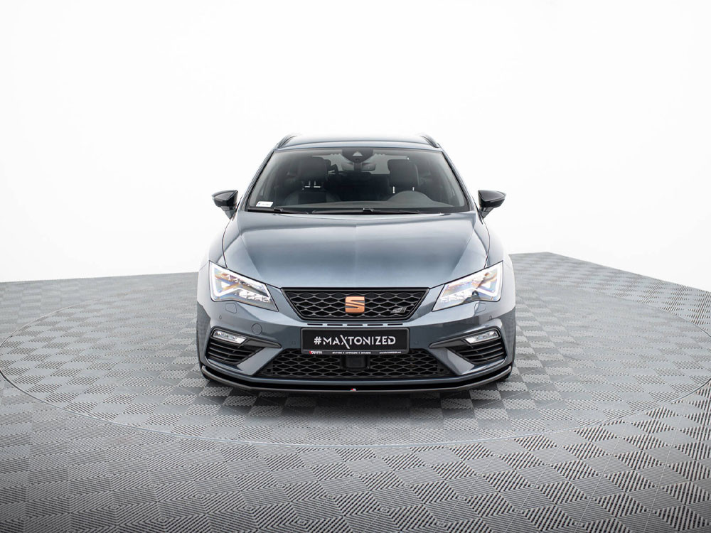 Maxton Front Splitter V.4 Seat Leon Cupra / FR Mk3 FL Maxton Front Splitter V.4 Seat Leon Cupra / FR Mk3 FL