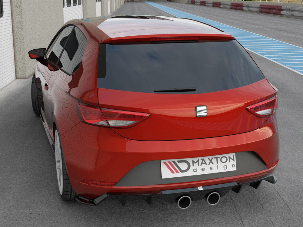 Maxton Rear Valance V.2 Seat Leon MK3 Cupra Facelift (2017-) Maxton Rear Valance V.2 Seat Leon MK3 Cupra Facelift (2017-)