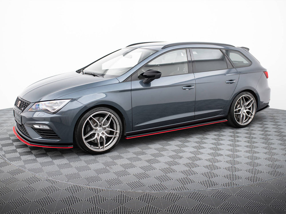 Maxton Side Skirts Diffusers V.3 Seat Leon Mk3 Cupra / FR Facelift