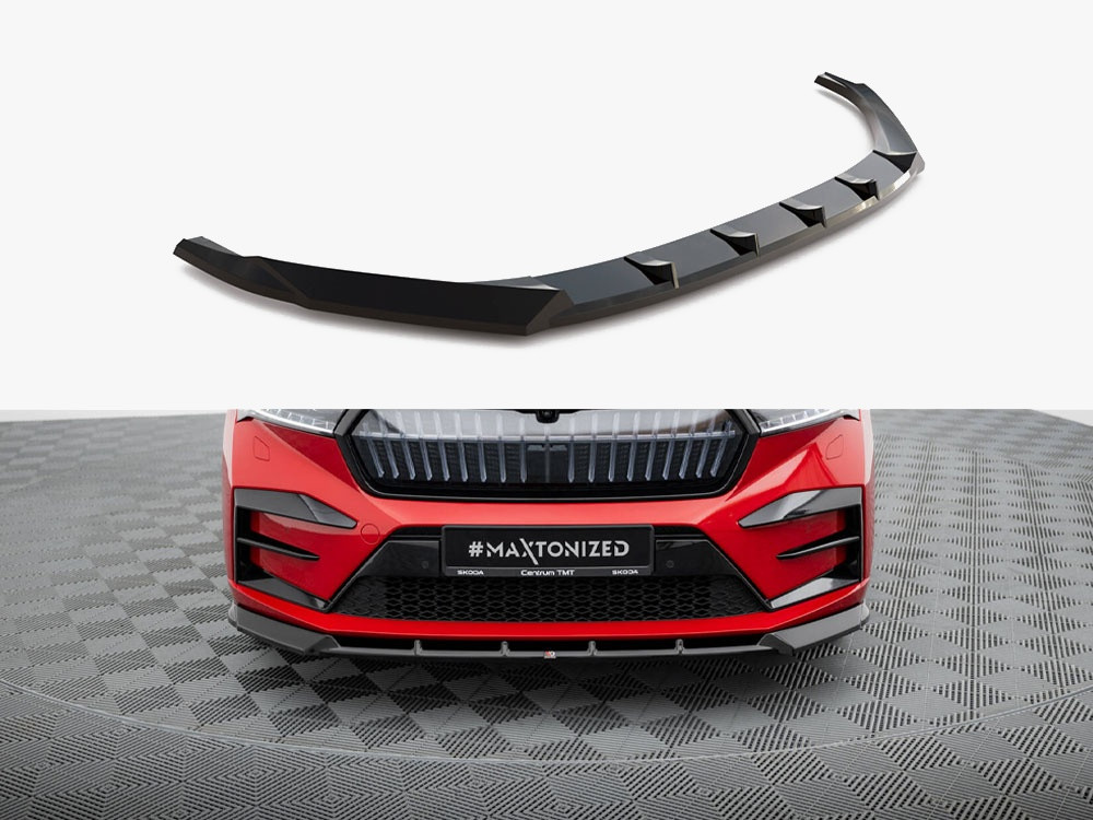 Maxton Front Splitter Skoda Enyaq Coupe iV Maxton Front Splitter Skoda Enyaq Coupe iV